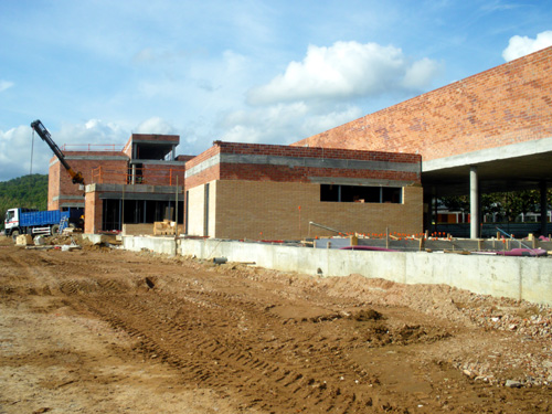 Les obres del Vila-romà, encara pendents d'acabar-se.