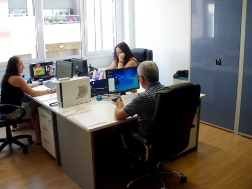 Les noves oficines de Vimar, avui.