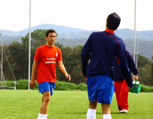 Ferran Nierga, en la seva etapa al Girona.