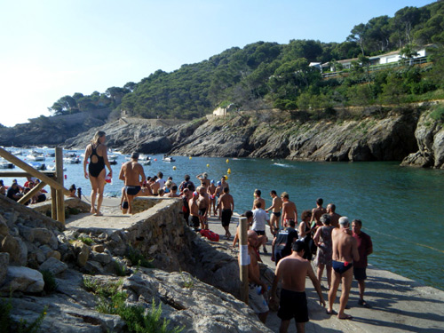 Ja es prepara la travessa de S'Eixugador a Aiguafreda.