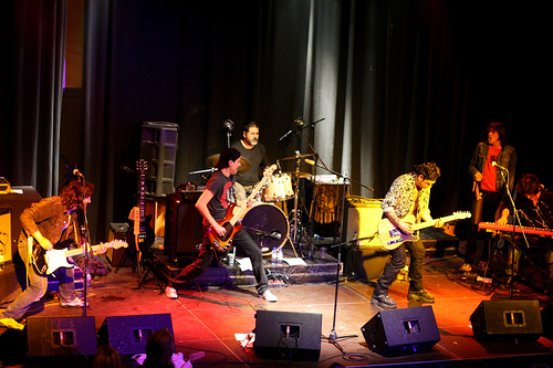 The Smoking Stones, avui al Festival de la Porta Ferrada. (Foto: Àlex Millà).