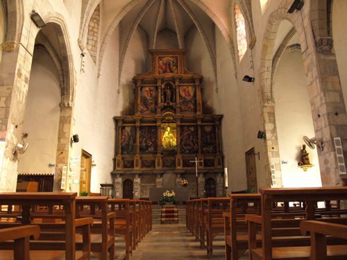 L'església de Santa Maria del Mar, escenari del concert coral d'avui.