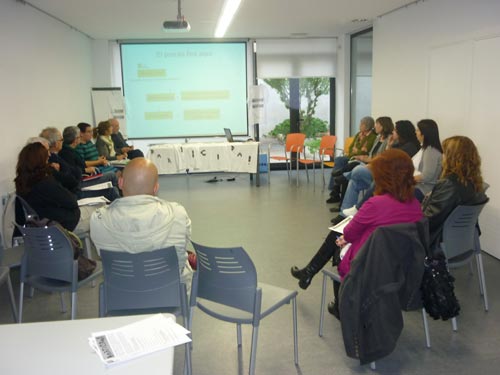 Reunió de treball sobre el Pla de Participació, en una imatge d'arxiu.