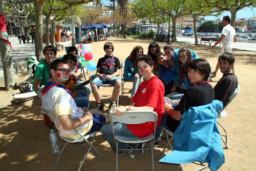 Els Escoltes de Palamós, solidaris amb l'Empordà.
