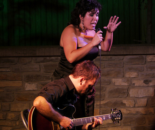 Celeste Alías i Santi Careta, avui a La Plata.