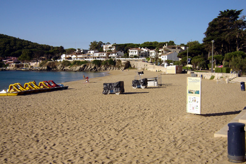 La platja de La Fosca, un dels espais emblemàtics del litoral de Palamós.