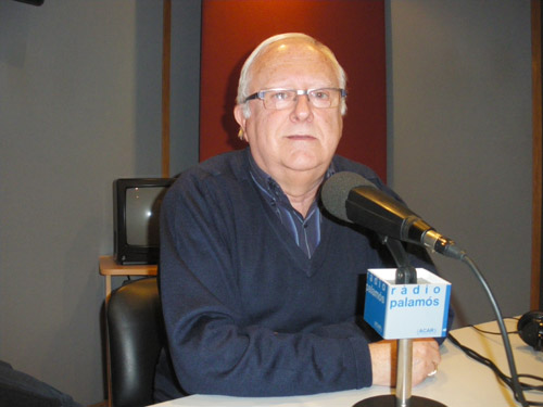 Salvador Reinaldos Plaja és el president de la Penya Barcelonista de Palamós.