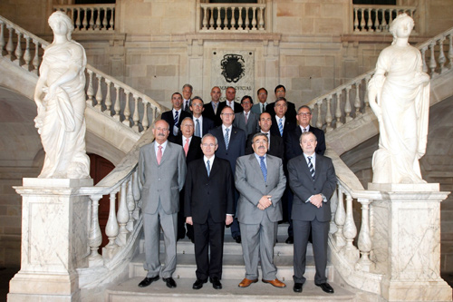 Els integrants del Ple del Consell de Cambres de Catalunya.