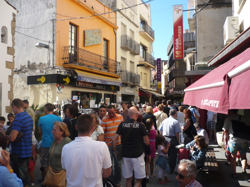 Un aspecte de la Fira d'Estiu, aquest dissabte.