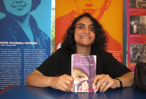 Nàdia Ghulam, convidada avui a la tertúlia literària de la biblioteca municipal.