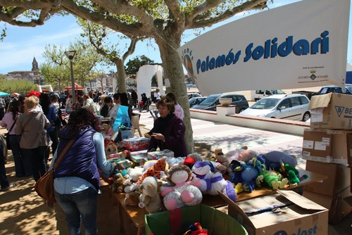 Una de les activitats que fan les entitats dela Taula Palamós Solidari.