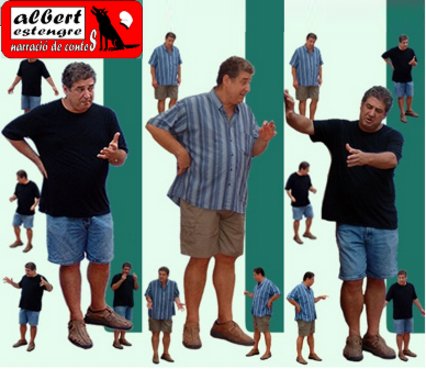 Albert Estengre porta els seus contes a Palamós.