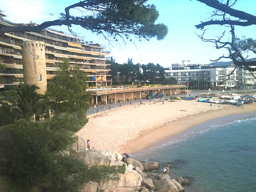 La platja de Torre Valentina. (Foto: Flickr. María Teresa).