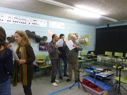L'Aula Musical del Ruiz Giménez, a punt per al nou curs.