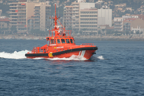 La Salvamar Sírius, amb base a Palamós, en acció.