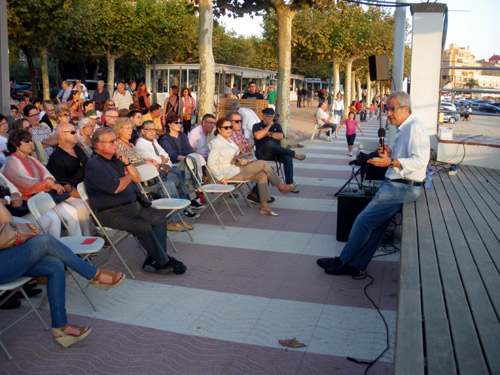 Jaume Barberà en la seva exposició 