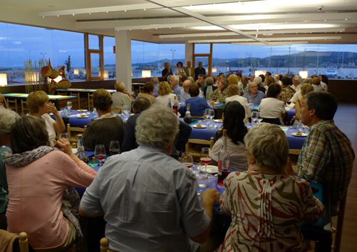 Sopar de comiat del cicle Converses de Taverna, el passat mes de juny.