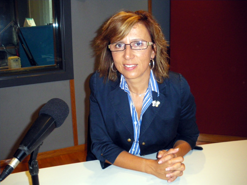 L'alcaldessa de Palamós, Teresa Ferrés.