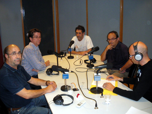 Els participants al primer programa d'El debat