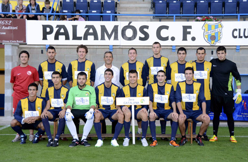 L'equip de Tercera Catalana de la FE Palamós.