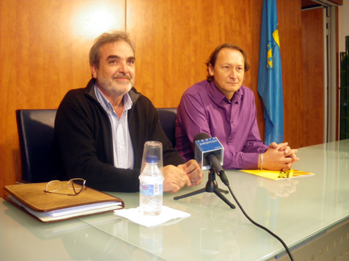 Els regidors de CiU, Joan Roches, i d'ERC, Dani Reixach, en una imatge d'arxiu.