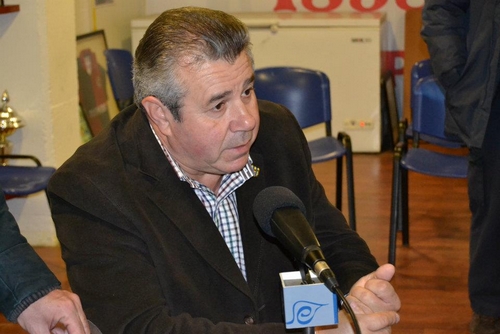 Miquel Aguilar, president del Palamós Club de Futbol. (Foto: J. Cama).