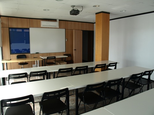 L'aula de formació de Creu Roja Palamós.
