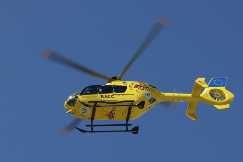 El ferit el va evacuar un helicòpter del Sistema d'Emergències Mèdiques.