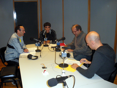Els participants en el debat sobre la Nau dels 50 metres, ahir a la tarda.
