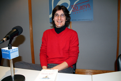 L'escriptor begurenc, Miquel Martín, a Ràdio Palamós.