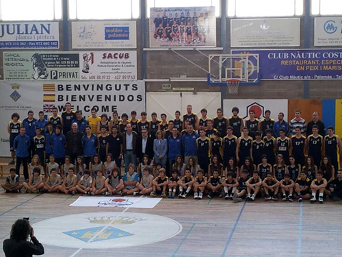 Acte de presentació dels equips del Club Esportiu Palamós.