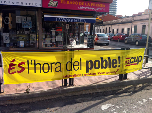 La CUP es presenta per primera vegada a les eleccions al Parlament de Catalunya.