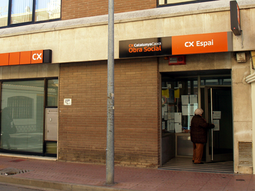 Local social de Catalunya Caixa a Palamós.