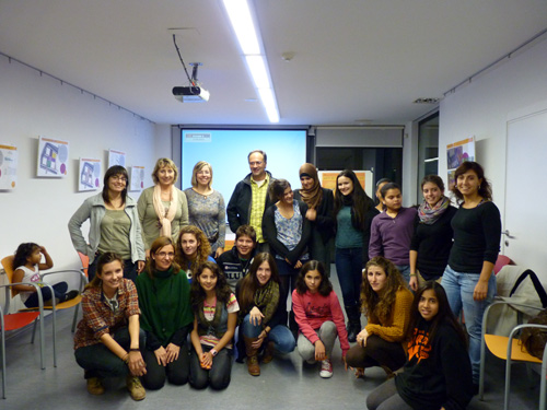 Participants del Projecte Rossinyol a Palamós.