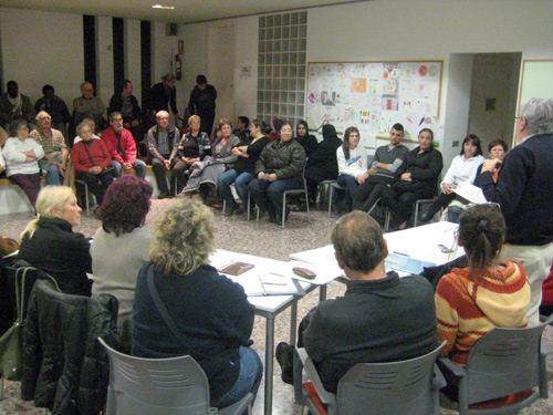 Reunió de dijous dels  voluntaris del Gran Recapta.