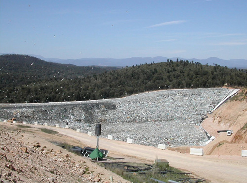 L'actual abocador de Solius. (Foto: La Copa).
