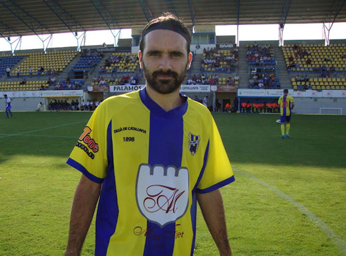 Javi Revert ha estat l'autor del gol del Palamós C.F. (Foto: Web1898)