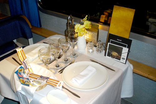 Menú Dalí al Restaurant Trenhotel, al TGV.