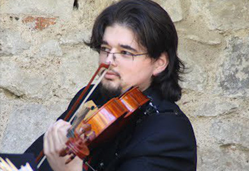 El violinista Amòs Pérez.