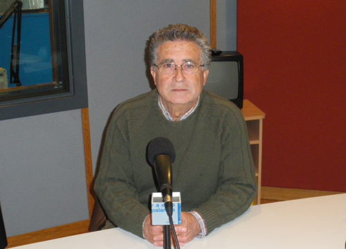 El doctor Enric Quintanilla, aquesta setmana als estudis de Ràdio Palamós.