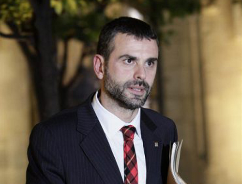 El conseller de Territori i Sostenibilitat, Santi Vila. (Foto: EFE-Albert Olivé.