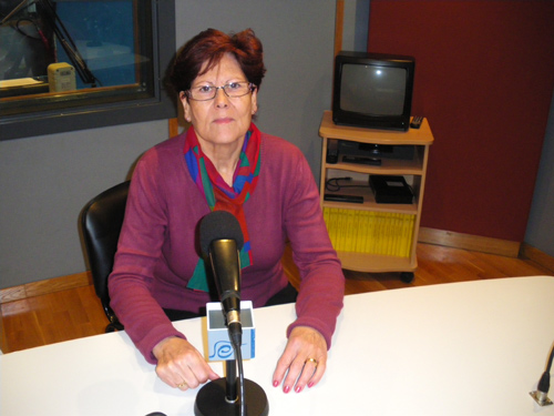Hortensia Doporto, presidenta d'Oncolliga a Palamós.