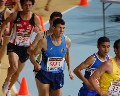 Adel Mechaal competint, en una imatge d'arxiu.