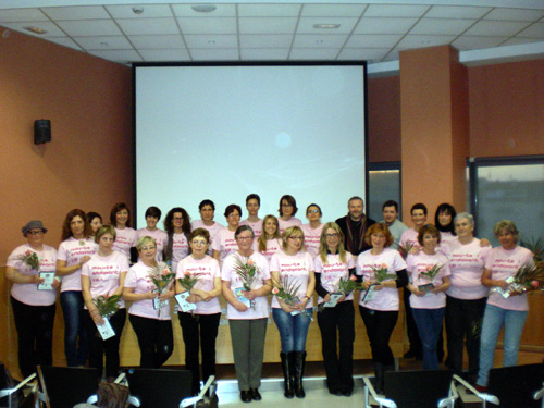 Les participants en el projecte 'Mou-te i endavant'.