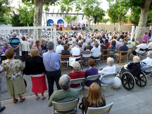Un acte de la Festa Major de Palamós, en una imatge d'arxiu. (Foto: Àngel Romero).