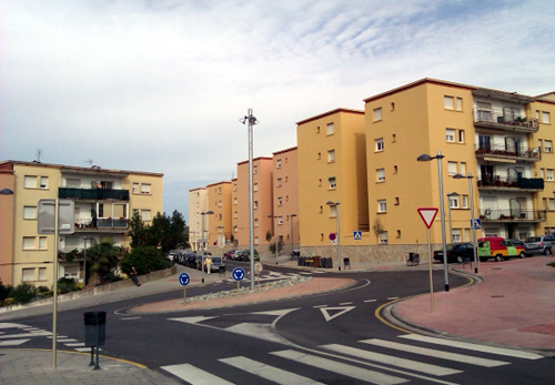 Obres acabades al barri de Mas Guàrdies.