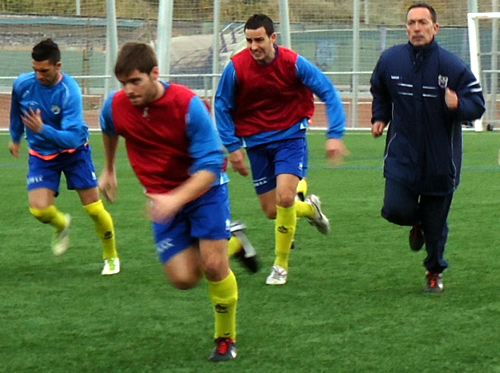 Eduard Subirana, en primer terme. (Foto: Sergi Cortés).