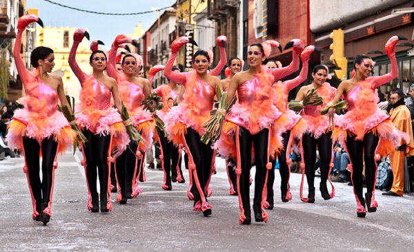 Les Nimfes, guanyadores del premi 'Carnaval dels Carnavals'.