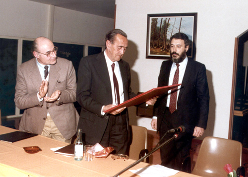 Homenatge a Joan Rovira i Bastons, el dia que es va retirar.