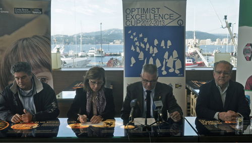 Presentació de la regata, aquest matí a l'Espai del Peix de Palamós.